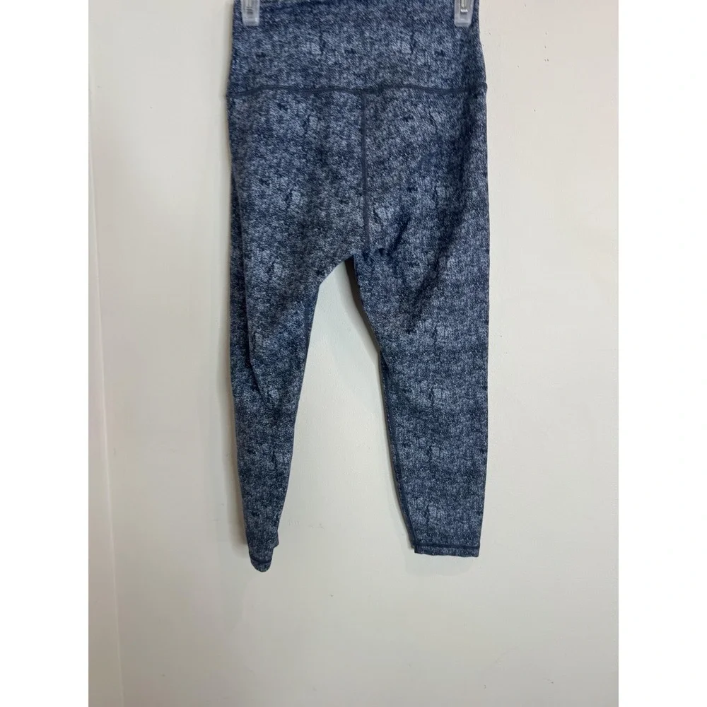 Peloton Leggings Womens Medium Blue High Rise Cropped Yoga Athletic Pants‎